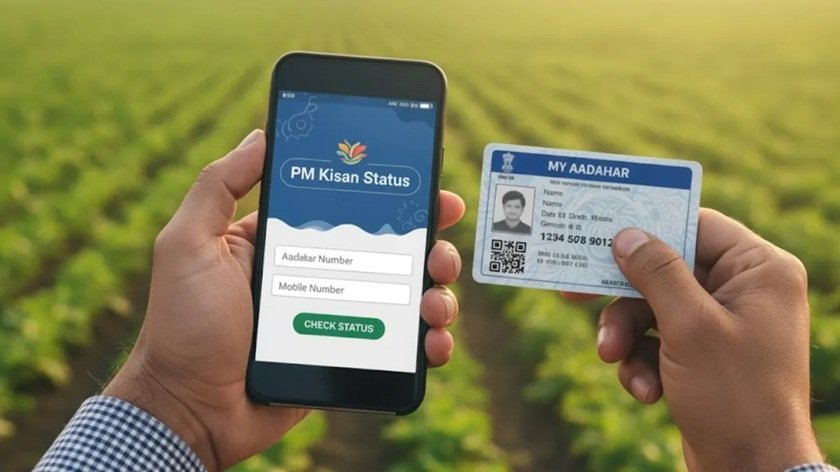 PM Kisan Status Check Aadhar Card