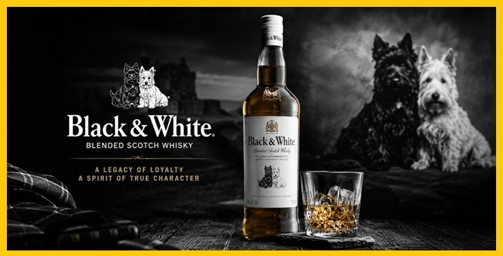 Black and White Whisky Price